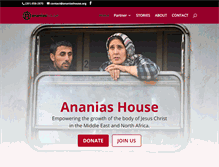 Tablet Screenshot of ananiashouse.org